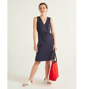 NEW Eden Jersey Dress - Navy Blue